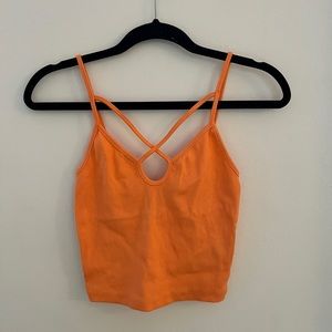 Zara strappy crop tank